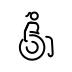 woman in manual wheelchair
