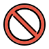 prohibited sign