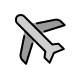 northeast-pointing airplane