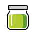 jar with green content