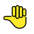 leftwards thumb sign