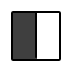 square with left half black