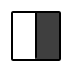 square with right half black