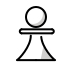 white chess pawn