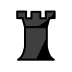 black chess rook