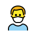 man with medical mask