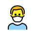 person with medical mask
