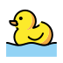 rubber duck in water