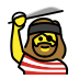 pirate with sword